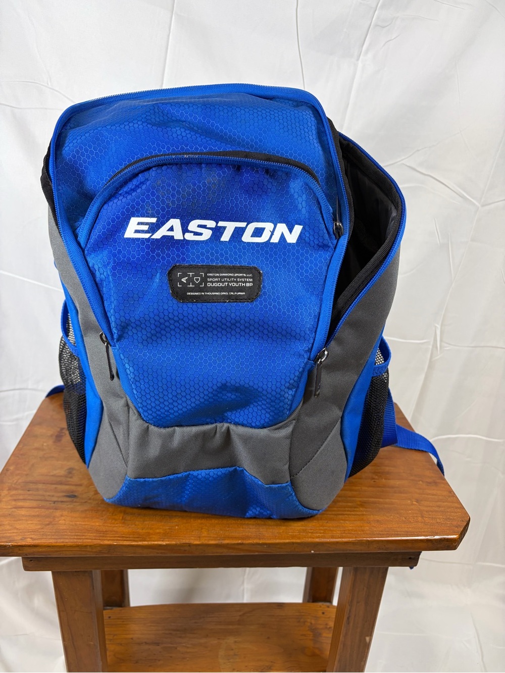 Easton Royal Blue and Gray Men's Backpack